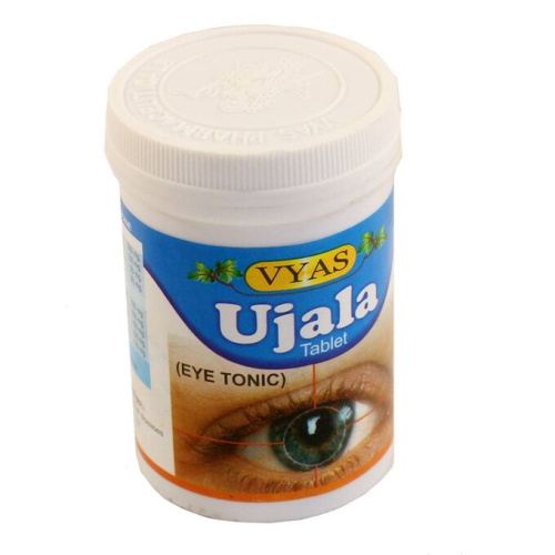 Vyas Ujala Eye Tonic 100tab / Тоник для Глаз Уджала фото 3