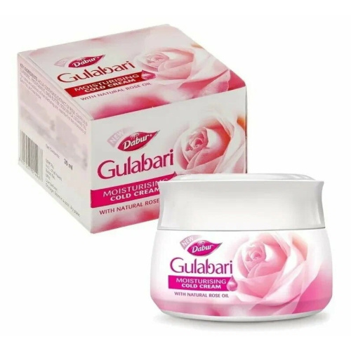 Dabur Gulabari / Увлажняющий Охлаждающий Крем с Маслом Розы Гулабари 100 мл фото 4