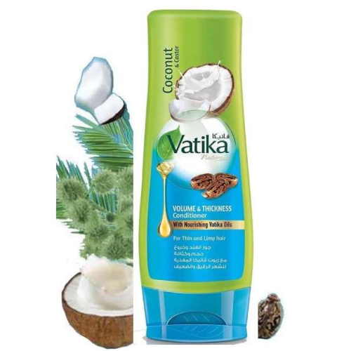 Dabur Vatika Volume and Thickness Conditioner/ Кондиционер Объём и Толщина для Волос фото 4