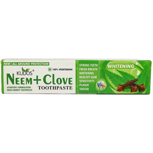 Kudos Toothpaste Neem+Clove/ Зубная Паста Ним+Гвоздика фото 4