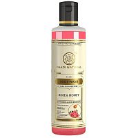 Khadi Natural Гель для душа с Медом и экстрактом Розы (без парабенов и СЛС)