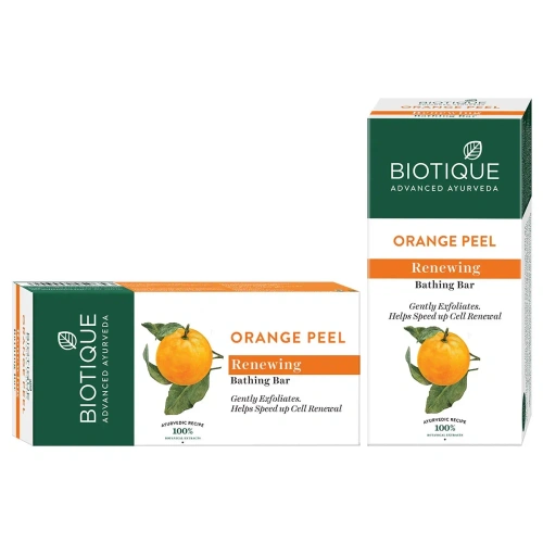 Biotique Orange Peel Renewing Soap / Биотик Апельсин Мыло 150 г фото 3