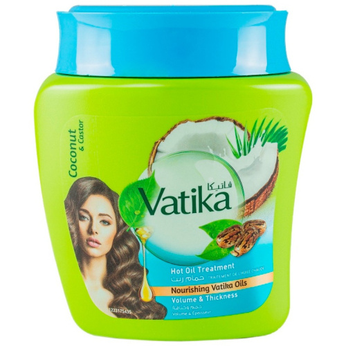 Dabur Vatika Naturals Volume & thickness/ Дабур Ватика Маска Для Волос  Объем И Густота фото 3