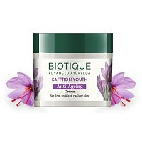Biotique Saffron Anti-Ageing Cream/Биотик Антивозрастной крем с Шафраном
