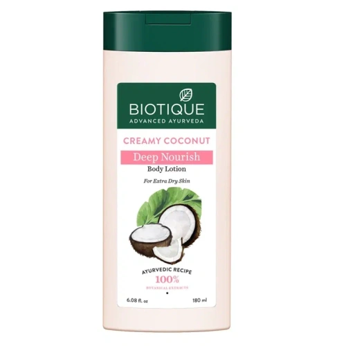 Biotique Creamy Coconut Lotion / Биотик Кокосовый лосьон для тела 180 мл