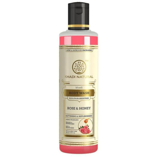 Khadi Natural Гель для душа с Медом и экстрактом Розы