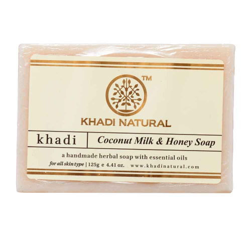 Khadi Natural Мыло "С кокосовым молоком и медом" 125 г фото 4