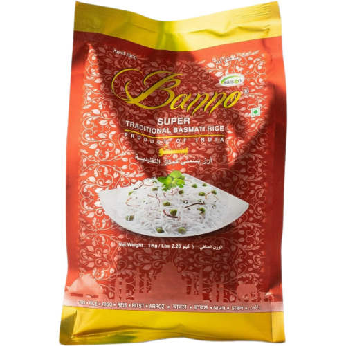 Banno Super Traditional Basmati Rice / Рис Басмати Супер Традиционный 1 кг фото 3