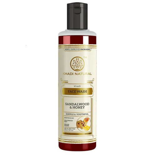 Khadi Natural Гель для лица "Сандал и Мед" 210 мл