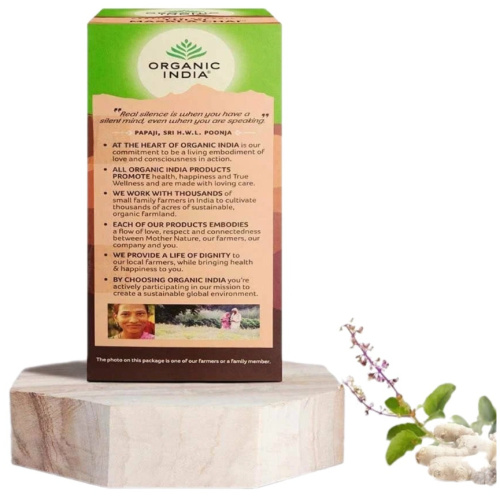 Organic India Tulsi Masala Chai / Масала Чай со Священным Базиликом 25 Чайные пакетики фото 3