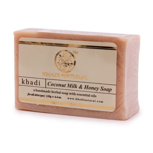 Khadi Natural Мыло "С кокосовым молоком и медом" фото 3