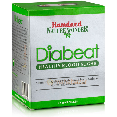 Hamdard Natural Wonder Diabeat Capsule 60 Tab / Капсулы Диабеат