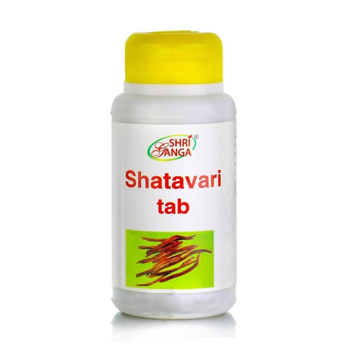 Shri Ganga Ayurveda Shatavari Tab / Шри Ганга Шатавари