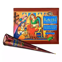 Хна в конусе Kaveri, коричневый цвет