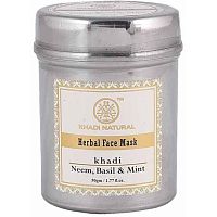 Khadi Natural Маска для лица Ним, Базилик, Мята