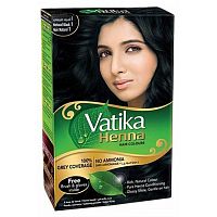 Dabur Vatika Naturals Henna Hair Colours -Black/ Краска для Волос на Основе Натуральной Хны (Черный)