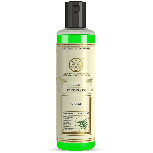 Khadi Natural Гель для умывания лица с Ним