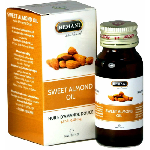 Hemani Sweet Almond Oil/ Масло Сладкого Миндаля фото 4