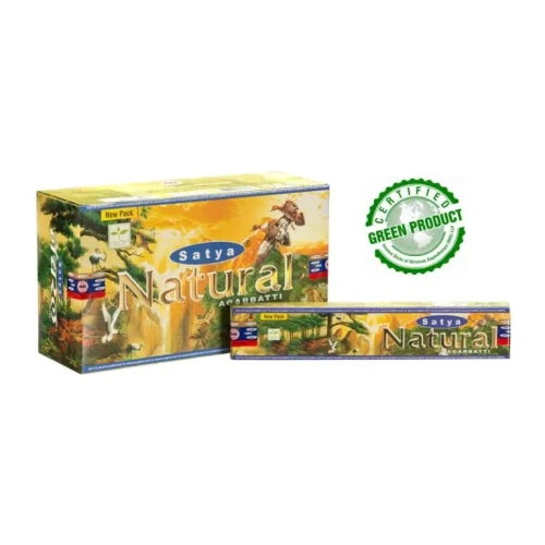 SATYA Бангалор Ароматические палочки Natural 15 г х 12 уп.