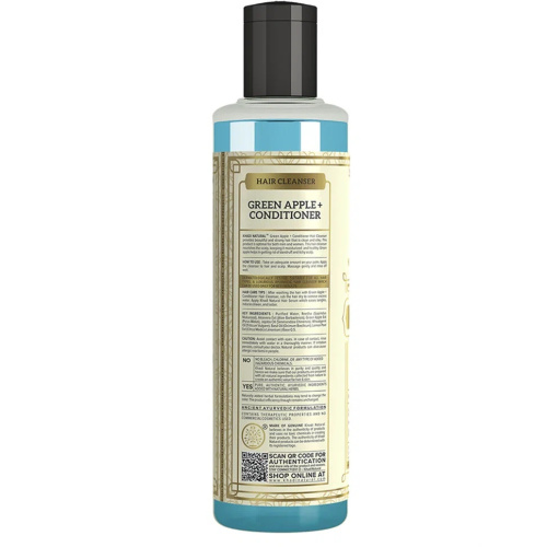 Khadi Natural Шампунь-кондиционер с Зеленым Яблоком фото 2