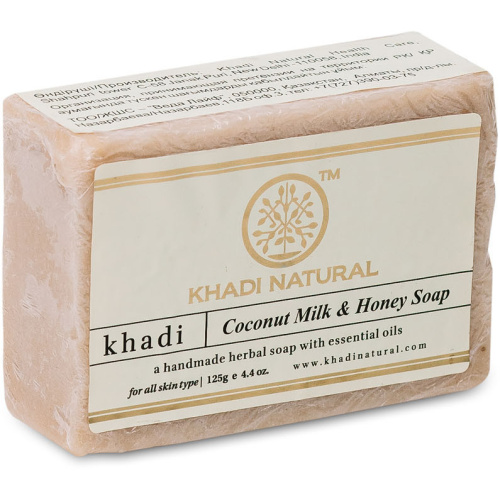 Khadi Natural Мыло "С кокосовым молоком и медом" фото 5