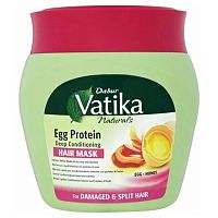 Dabur Vatika Naturals Egg Hair Mask / Дабур Ватика Яичный Маска Для Волос Vatika Naturals 500 г