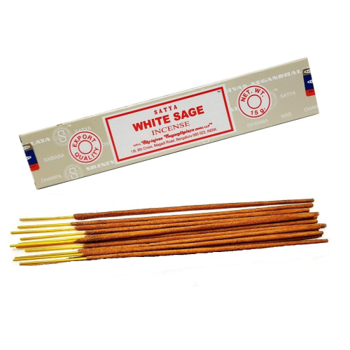 SATYA Бангалор Ароматические палочки White Sage 15 г х 12 уп. фото 3