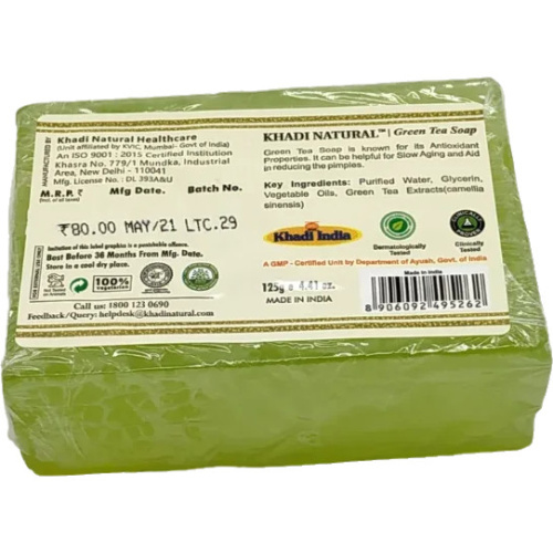 Khadi Natural Мыло "с зеленым чаем" фото 6