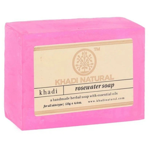 Khadi Natural Мыло "Розовая Вода" фото 5
