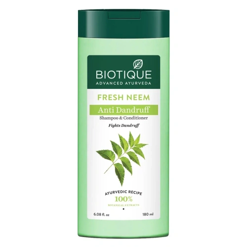 Biotique Fresh Neem Anti Dandruff Shampoo & Conditioner/Биотик Ним Шампунь И Кондиционер Против Перхоти.