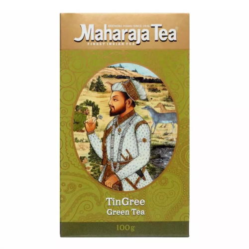 Maharaja Tea Assam TinGree Green Tea / Чай Зеленый Ассам Тингри 100 г фото 3