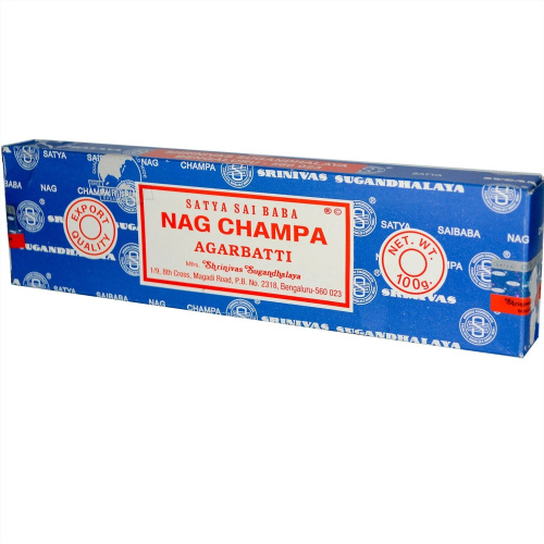 SATYA Бангалор Ароматические палочки Nag Champa 100 г х 12 уп.