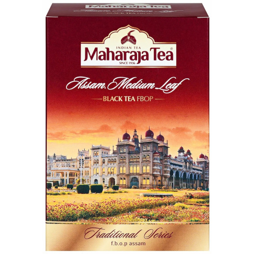 Maharaja Tea Assam Medium Leaf / Чай Ассам Средний Лист 250 г фото 3