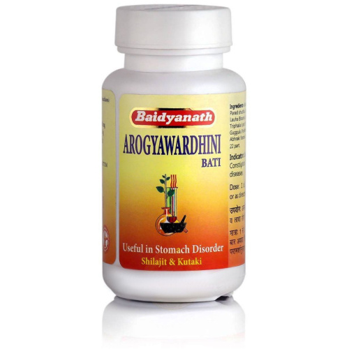 Baidyanath Ayurveda Arogyavardhini vati / Байдианат Арогьявардхини Вати