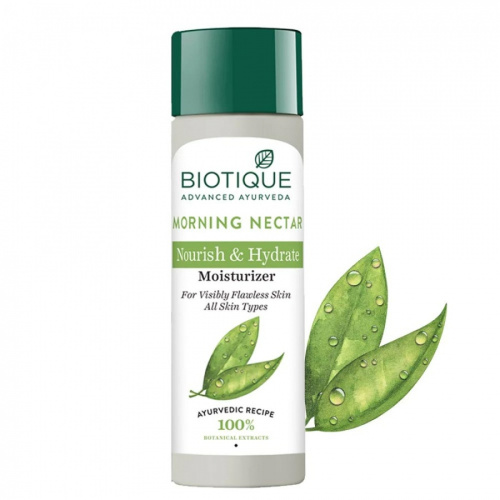 Biotique Morning Nectar Nourish & Hydrate Moisturizer / Биотик Увлажняющий и питательный лосьон для лица 120 мл