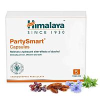 Himalaya Wellness Party Smart Capsules 5caps / Средство от Похмелья Пати Смарт 5капс