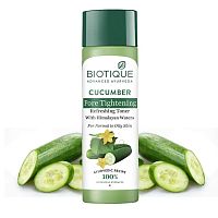 Biotique Cucumber Pore Tightening Toner/Биотик Огуречный Тоник Сужающий Поры