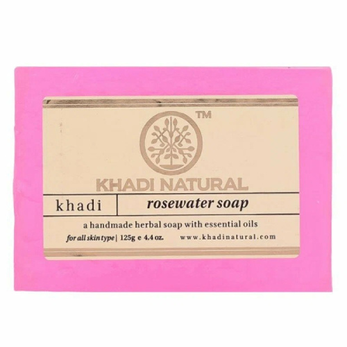 Khadi Natural Мыло "Розовая Вода" фото 3