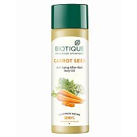 Biotique Carrot Seed Anti-Ageing After-Bath Body Oil / Биотик Морковное Омолаживающее Масло После Душа 120 мл