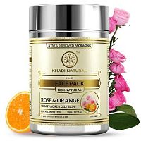 Khadi Natural Маска для лица с Розой и Апельсином