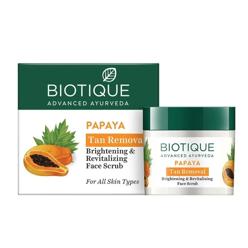 Biotique Papaya Revitalizing Tan Removal Scrub/Биотик Папайя Разглаживающий И Осстанавливающий Скраб фото 4