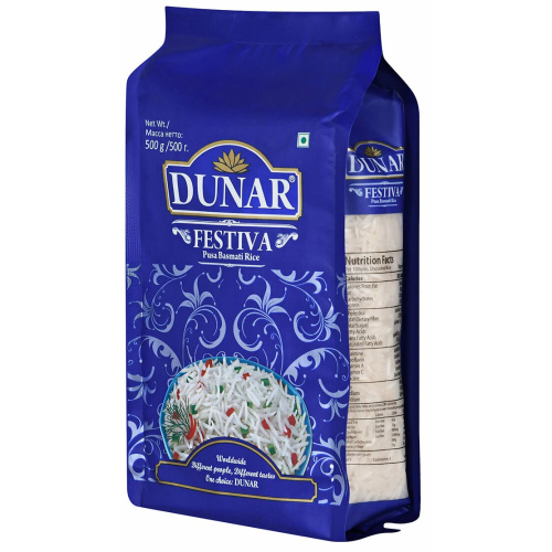Dunar Festiva Basmati Rice / Рис Басмати Фестива 0,5 кг фото 3