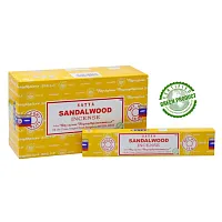SATYA Бангалор Ароматические палочки Sandalwood 15 г х 12 уп.