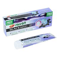Dabur Herb'l Black Seed Toothpaste with Toothbrush/Дабур Зубная Паста Комплексный Уход с Черным Тмином + Зубная Щётка Ср. Жесткости