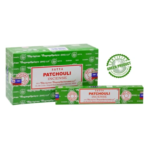 SATYA Бангалор Ароматические палочки Patchouli 15 г х 12 уп.