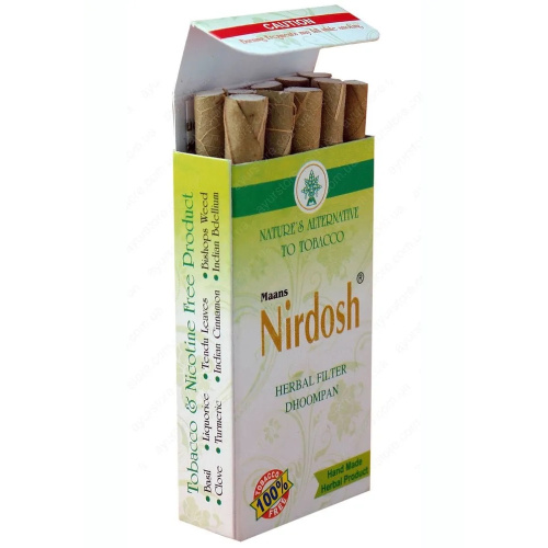 Maans Nirdosh / Травяные сигареты без никотина Нирдош 10 уп. фото 3