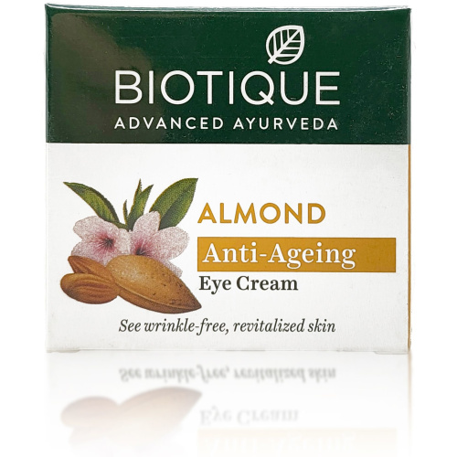 Biotique Almond Anti-Ageing Eye Cream/Биотик Миндаль Антивозрастной Крем Для Кожи Вокруг Глаз