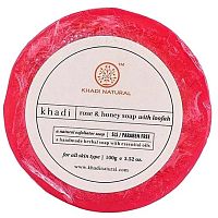Khadi Natural Мыло "Роза И Мед С Люффой"без СЛС