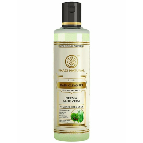 Khadi Natural Шампунь "Ним и Алоэ вера" без СЛС