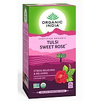 Organic India Tulsi Sweet Rose Tea /Органик Индия чай из сладкой розы и Тулси